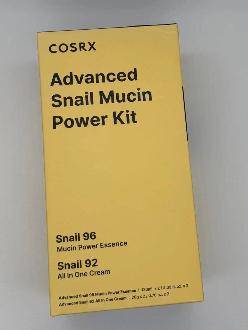 COSRX Advanced Snail Mucin Power Kit 4 Pc Korean Skincare Set New